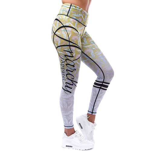 Cloverfield Leggings Green/Blue XS