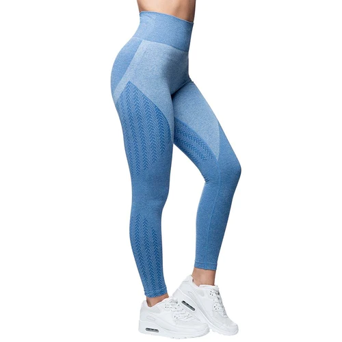 Wabisabi Seamless Leggings Ocean Blue XS S M L XL
