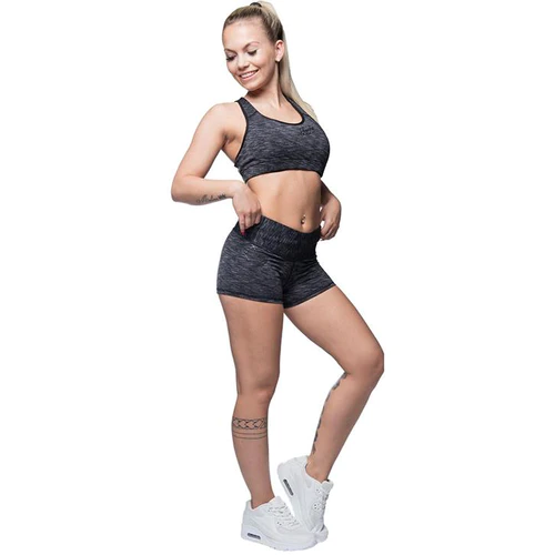 Cushy Hotpants Black/Gray