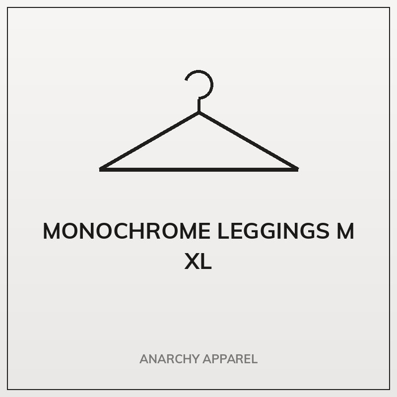 Monochrome Leggings M XL