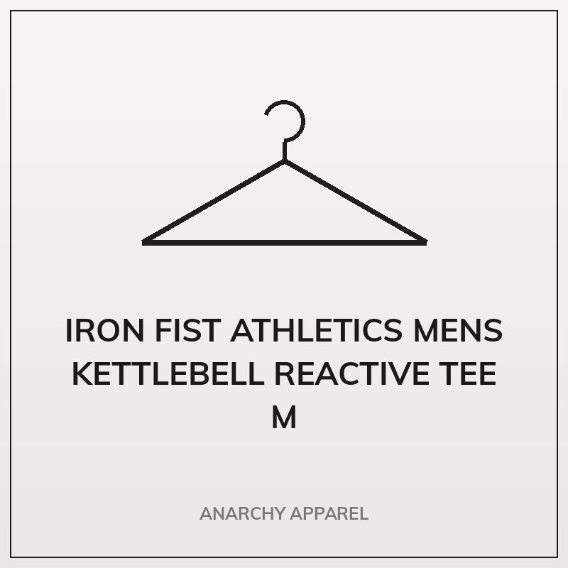 Iron Fist Athletics Mens Kettlebell Reactive Tee M