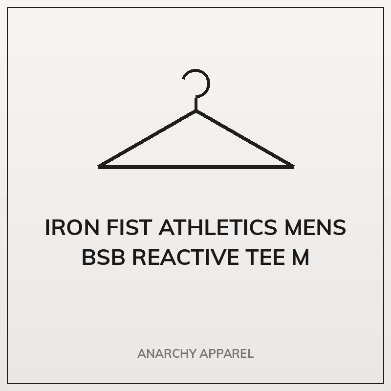 Iron Fist Athletics Mens BSB Reactive Tee M