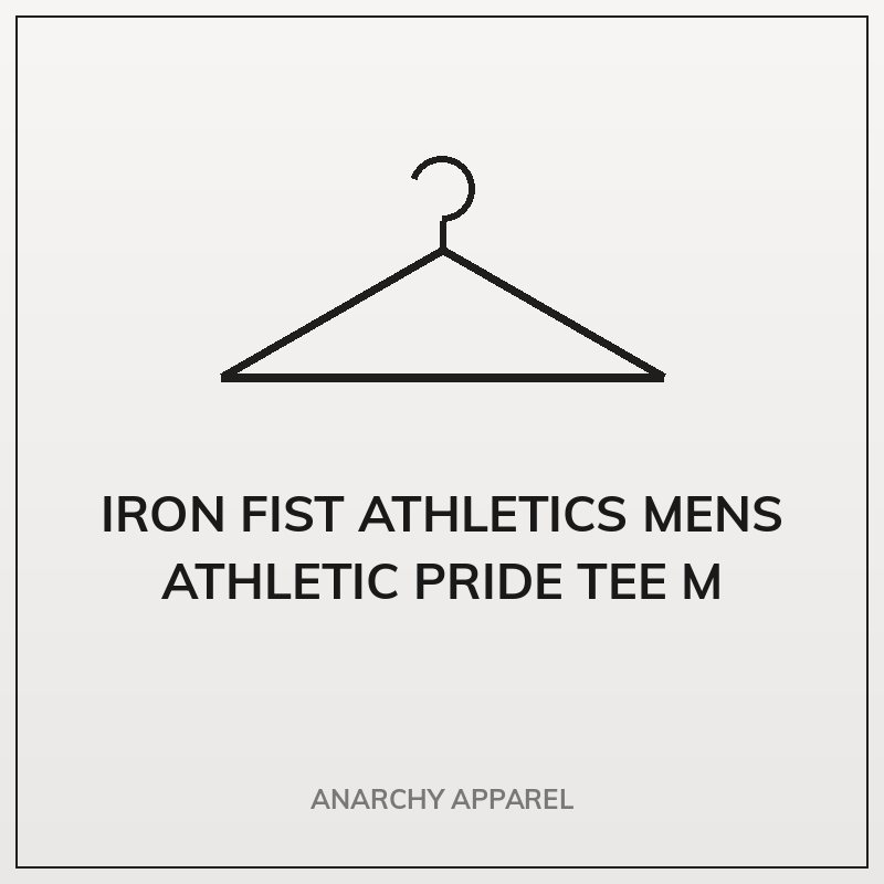 Iron Fist Athletics Mens Athletic Pride Tee M