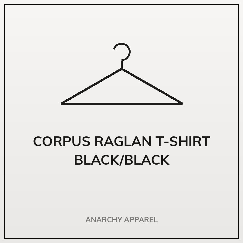 Corpus Raglan T-shirt Black/Black