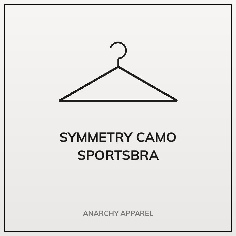 Symmetry Camo Sportsbra