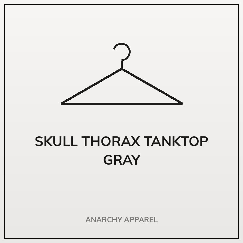 Skull Thorax Tanktop Gray